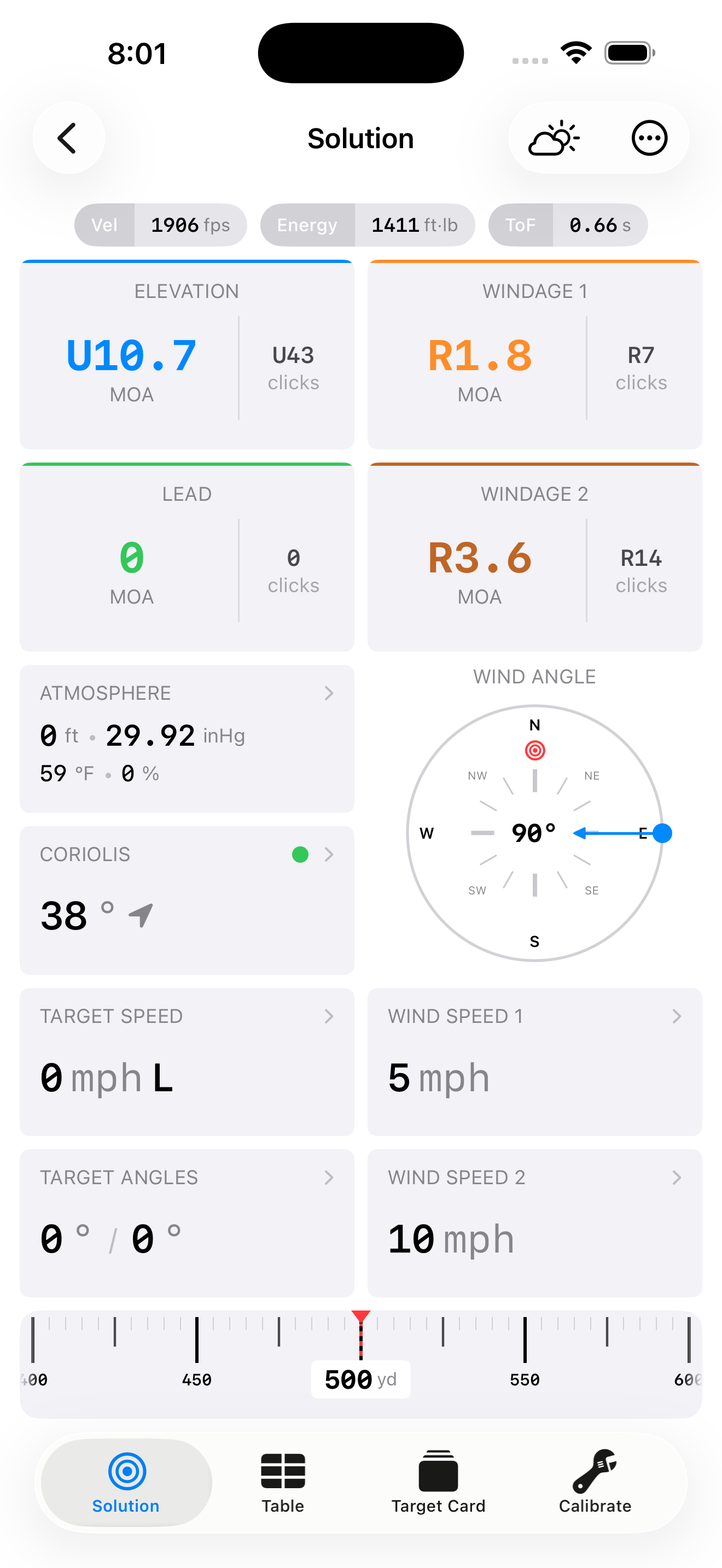 Solution Screen (Advanced, light theme)